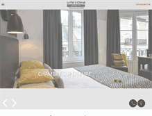 Tablet Screenshot of hotel-trouville.com